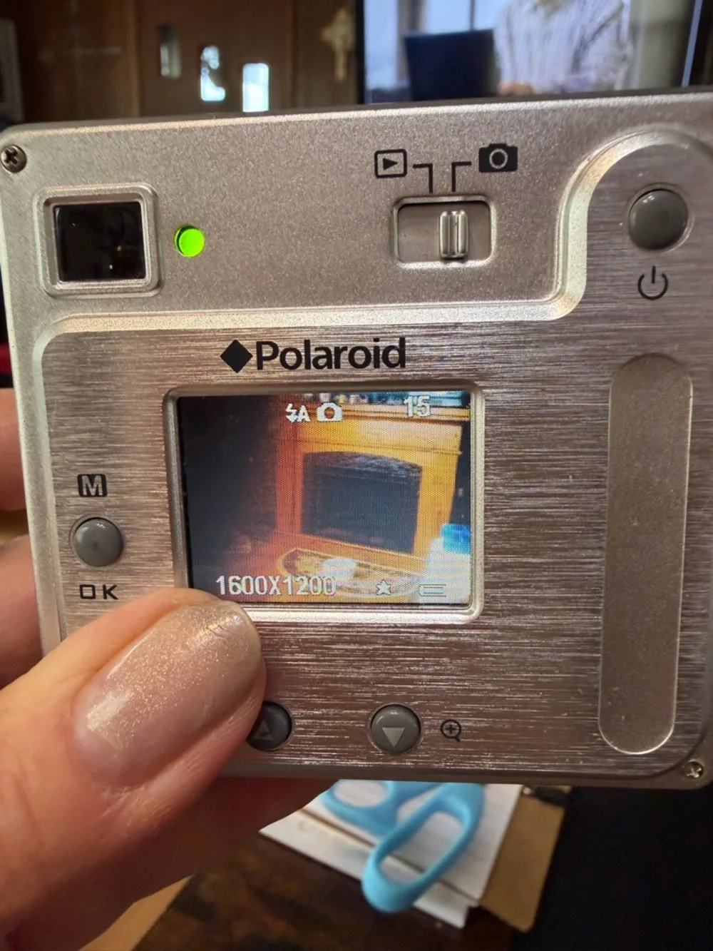 Polaroid Silver PDC 3070 Compact Digital Camera.